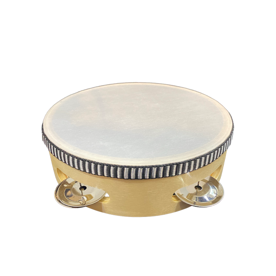 PANDERETA 6" C/CUERO