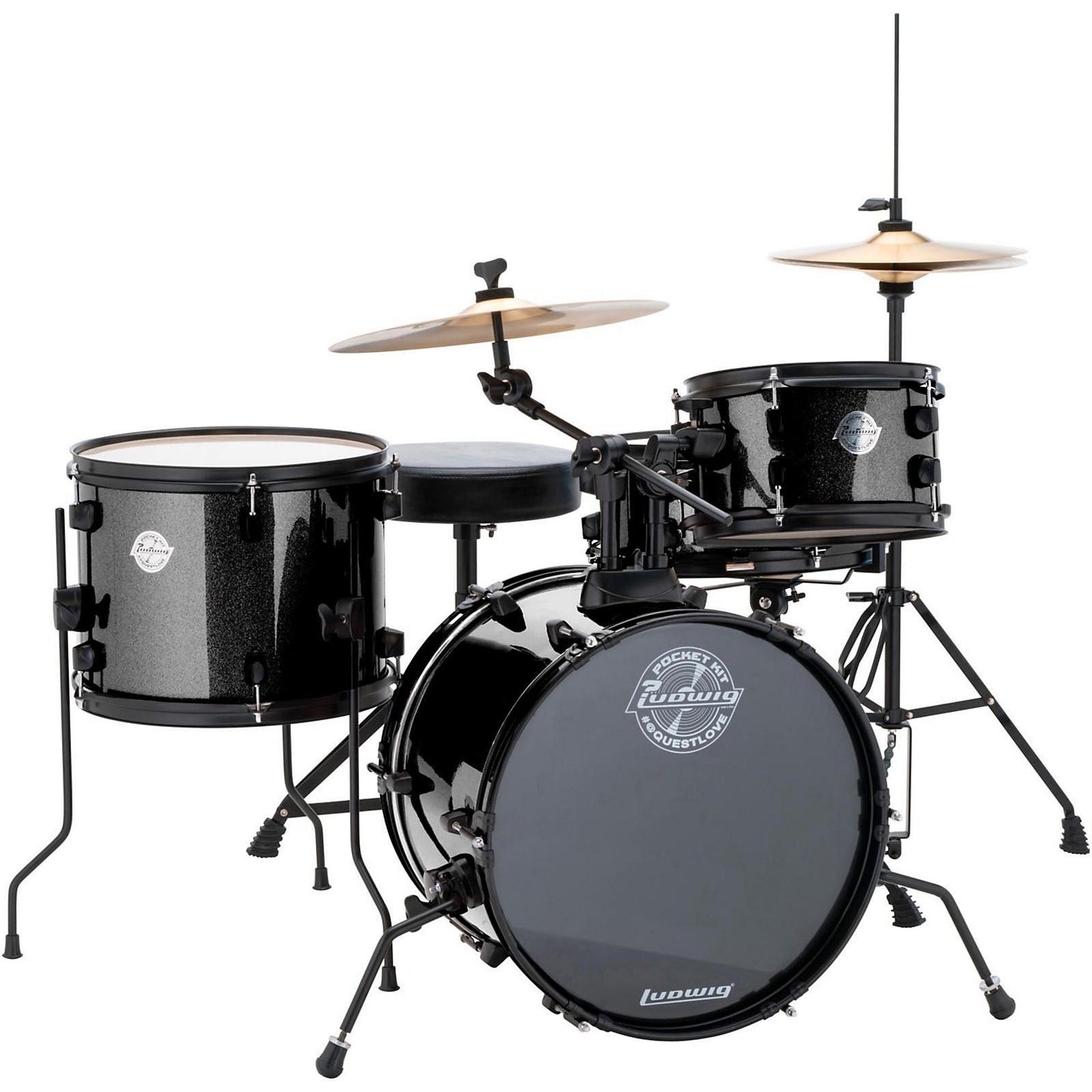 BATERIA POCKET KIT BLACK SPARKLE