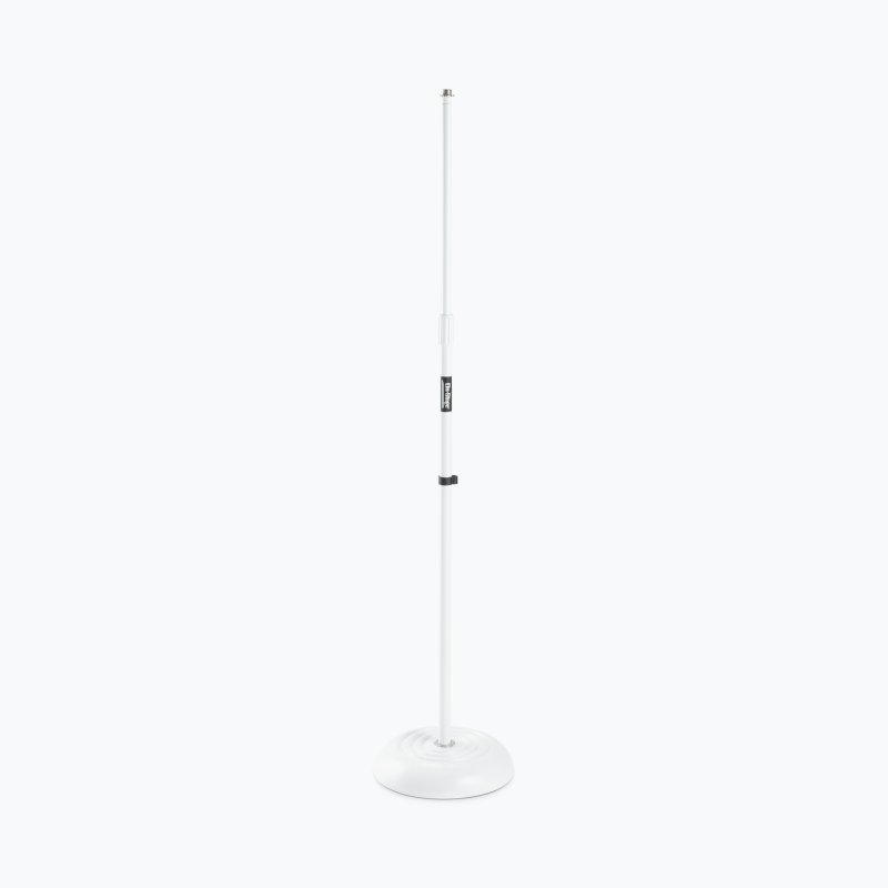 SOPORTE PARA MICROFONO DE BASE REDONDA BLANCO