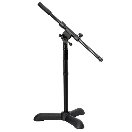 ATRIL P/MIC CORTO C/BOOM HEAVY DUTY NEG