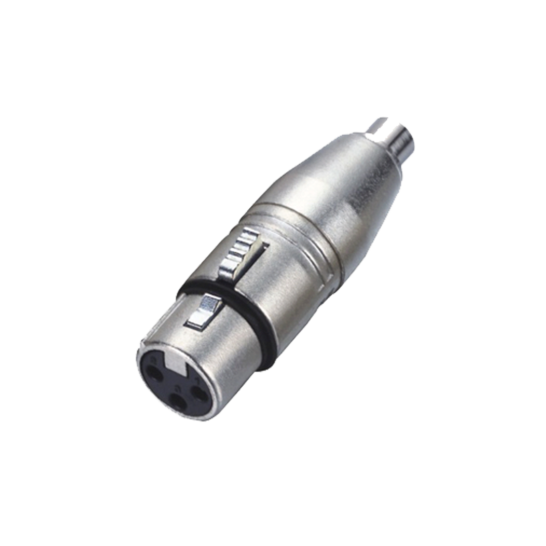 ADAPTADOR RCA HEMBRA-XLR HEMBRA