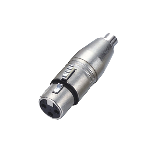 ADAPTADOR RCA HEMBRA-XLR HEMBRA