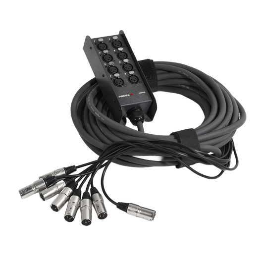 R-CABLE MEDUSA CON 8 CH XLR 10MT NO RTN