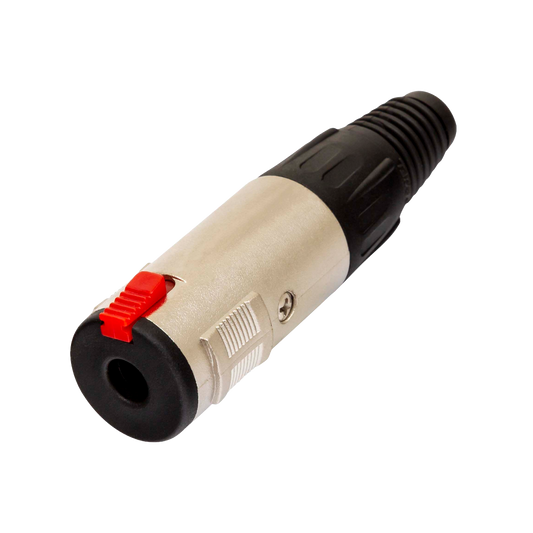 CONECTOR HEMBRA MONTAJE CABLE 6.3MM