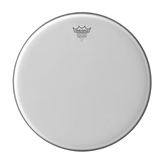 PARCHE 13" AMBASSADOR WHT SUEDE
