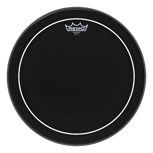 PARCHE 11" PINSTRIPE EBONY REMO