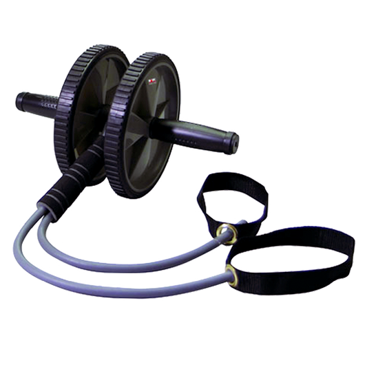 RUEDA ABDOMINAL C/CUERDAS ELASTICAS