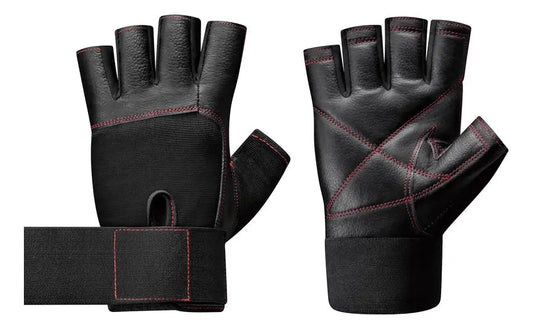 GUANTE C/SOPORTE CUERO/SPANDEX S