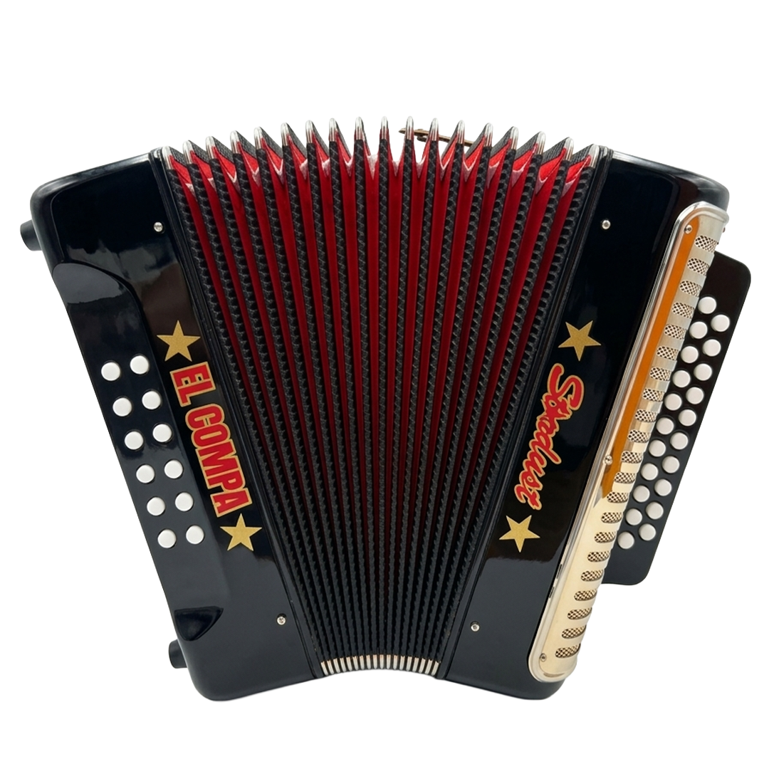 ACORDEON EL COMPA GFC (SOL-DO-FA) AZUL