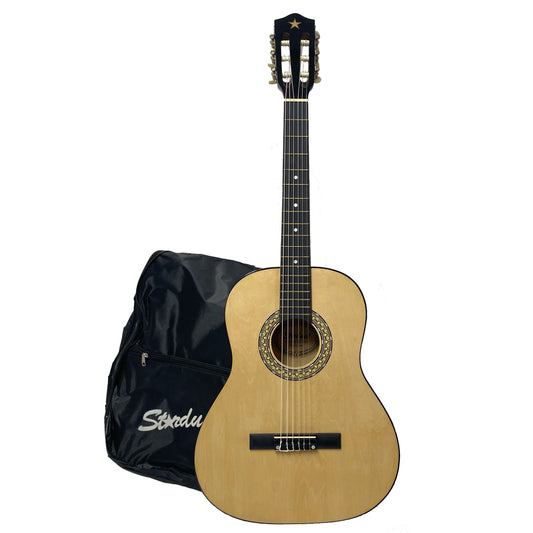 KIT DE GUIT.CLASICA C/BOLSO/AFINADOR NAT