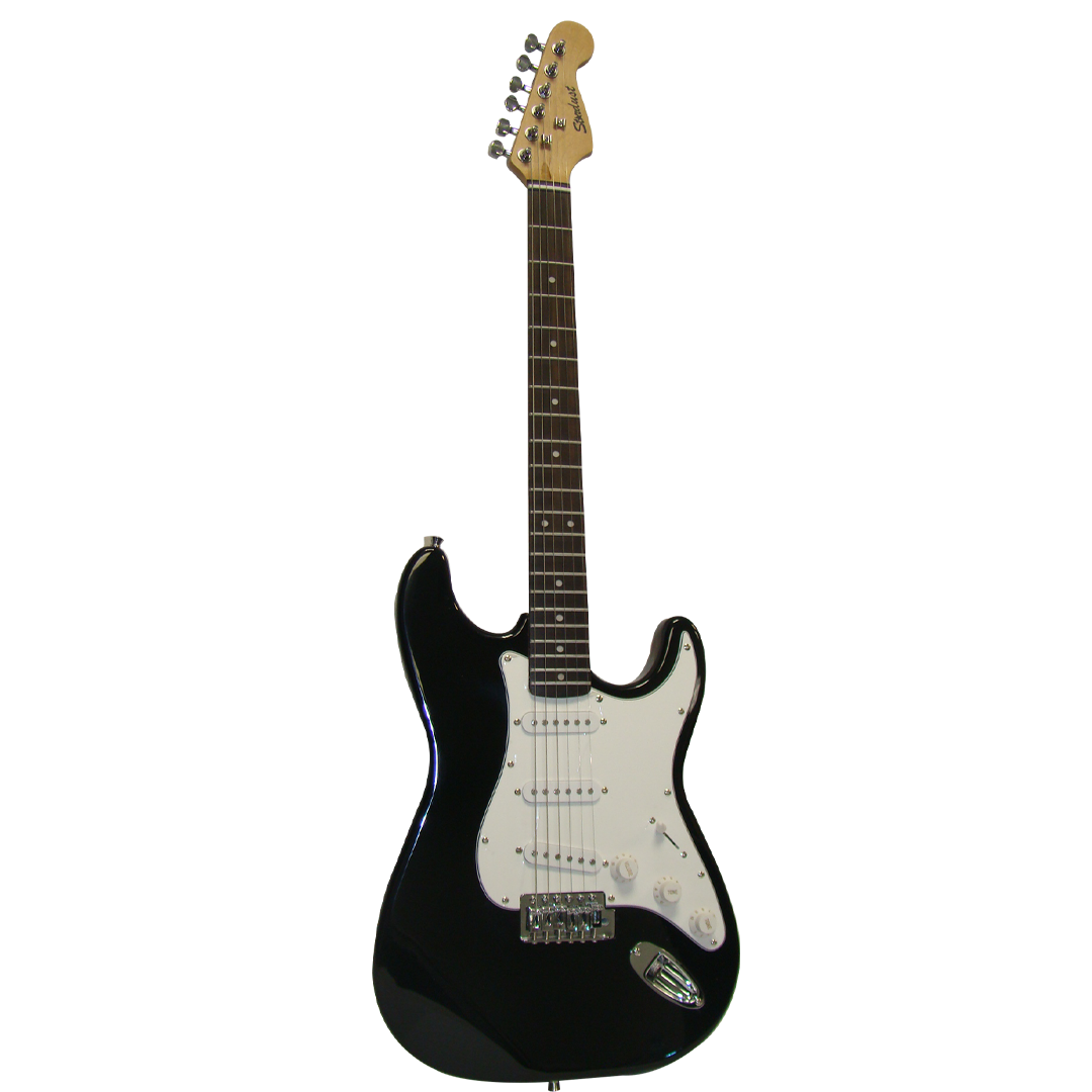 GUIT ELECT GEN STRAT STARDUST BLK