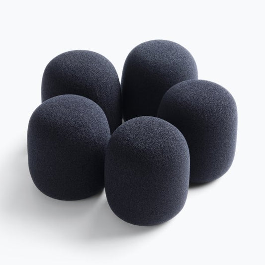 Esponja para micrófono negro