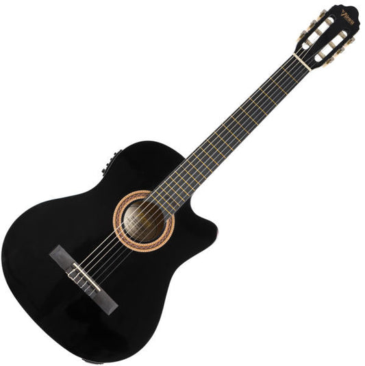 Guitarra Valencia VC104CE-BK Electroacústica 4/4 Negra - CRT-VC104CE-BK