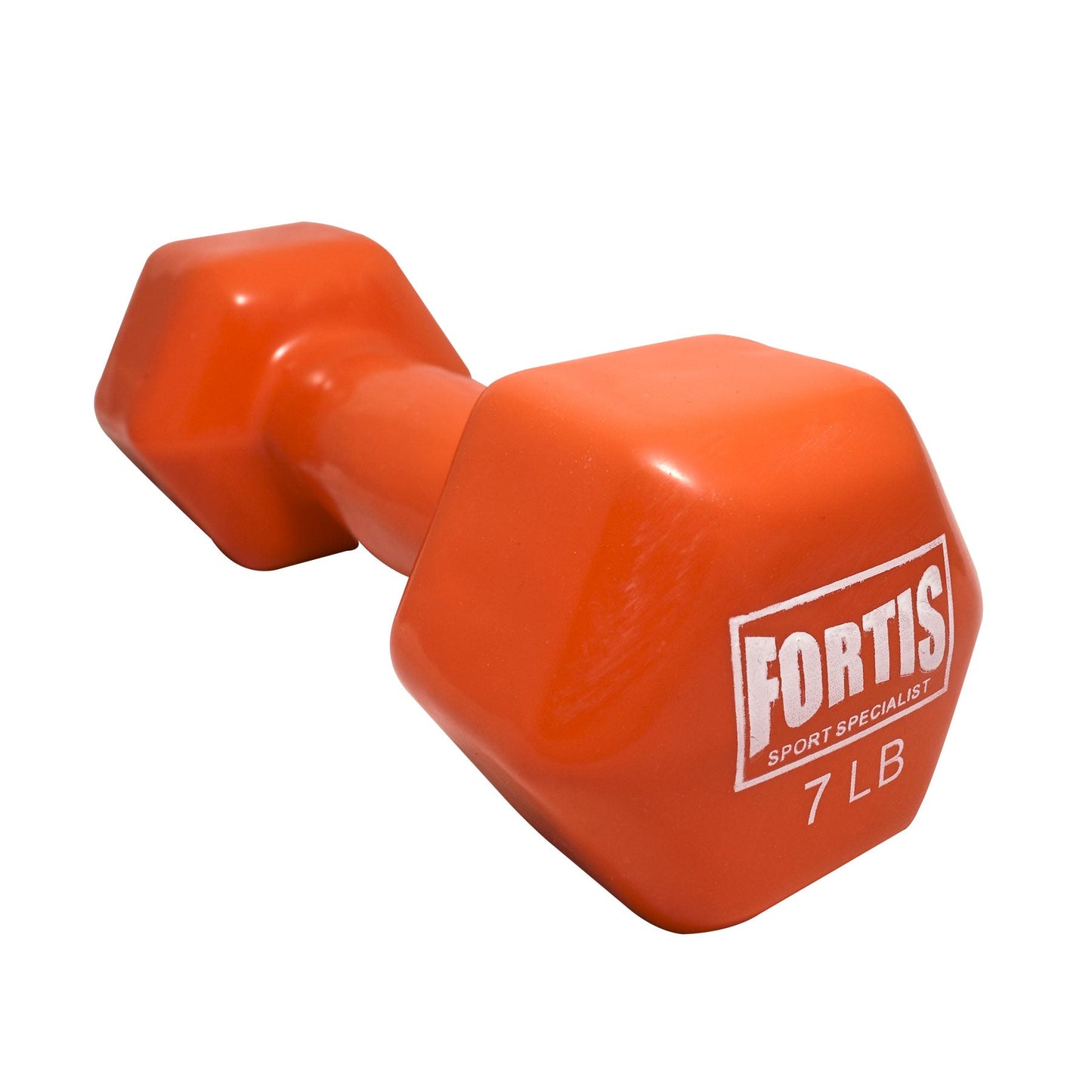 Mancuerna 7LBS Fortis DB2121 Vinilo Naranja - FOR-DB2121-07.0