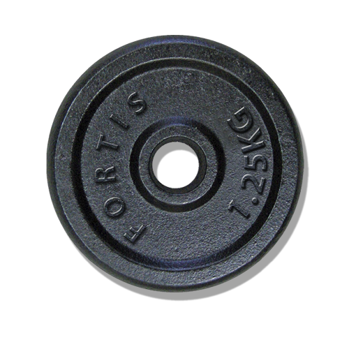 Disco de Hierro 1.25KG PL01 Fortis - FOR-PL01-01.25