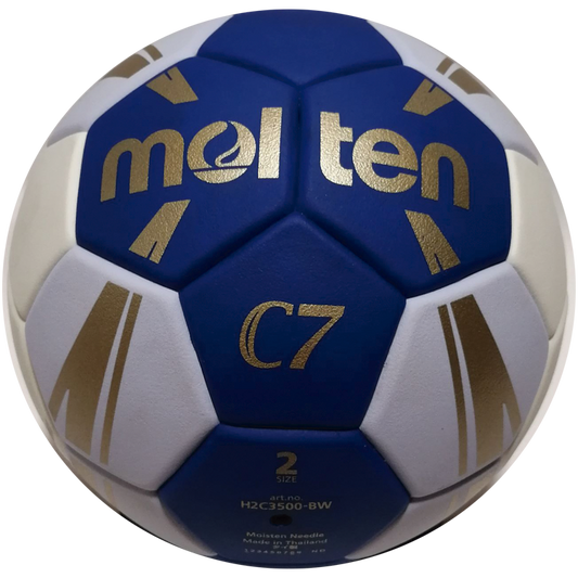 Balón Balonmano #2 Molten H2C3500-BW Azul -MOL-H2C3500-BW