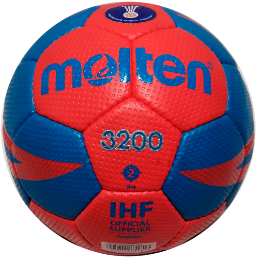 R- Balón Balonmano #3 Molten H3X3200-RB2 Cosido - MOL-H3X3200-RB2