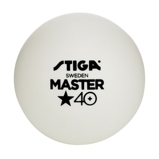 Bola Master 40 Stiga Blanca - STI-1111-2410-06
