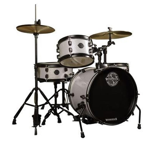 Batería Ludwig LC178X029DIR Kit Portátil de Bolsillo Blanco Sparkle - LUD-LC178X029DIR
