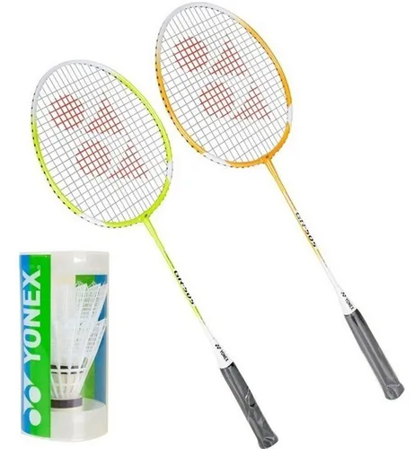 BADMIN SET 2 RAQ Y 2 SHUTTLES