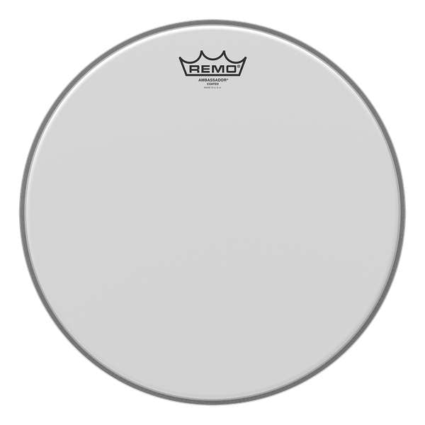 PARCHE 8" AMBASSADOR ASPERO BL