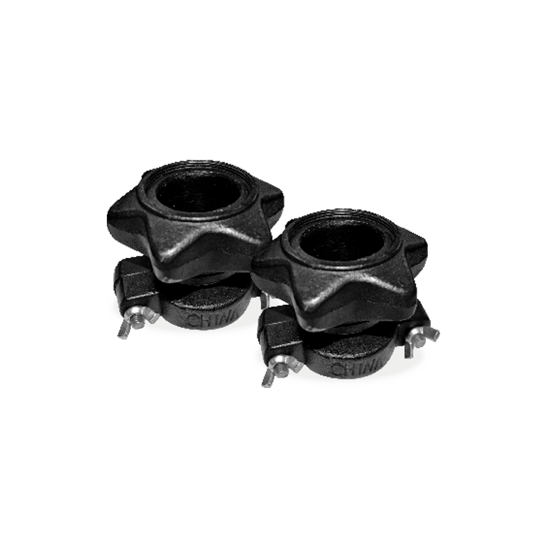 Collar para Barras Olímpicas CL12 Fortis Negra - FOR-CL12