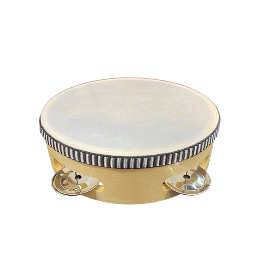 PANDERETA 6" C/CUERO
