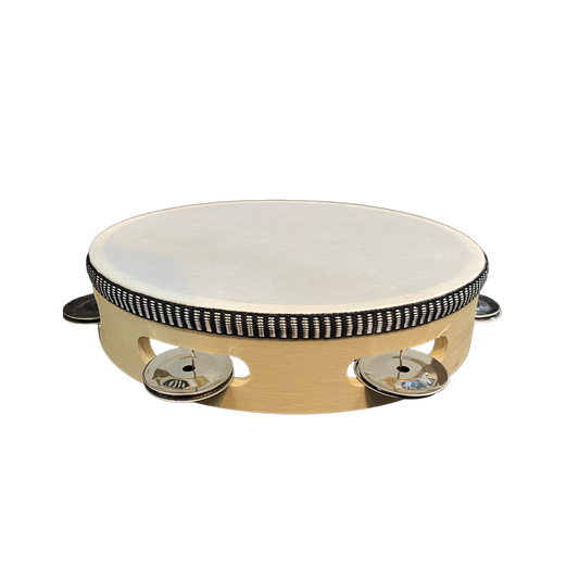 PANDERETA 8" C/CUERO
