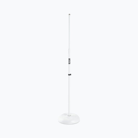 SOPORTE PARA MICROFONO DE BASE REDONDA BLANCO