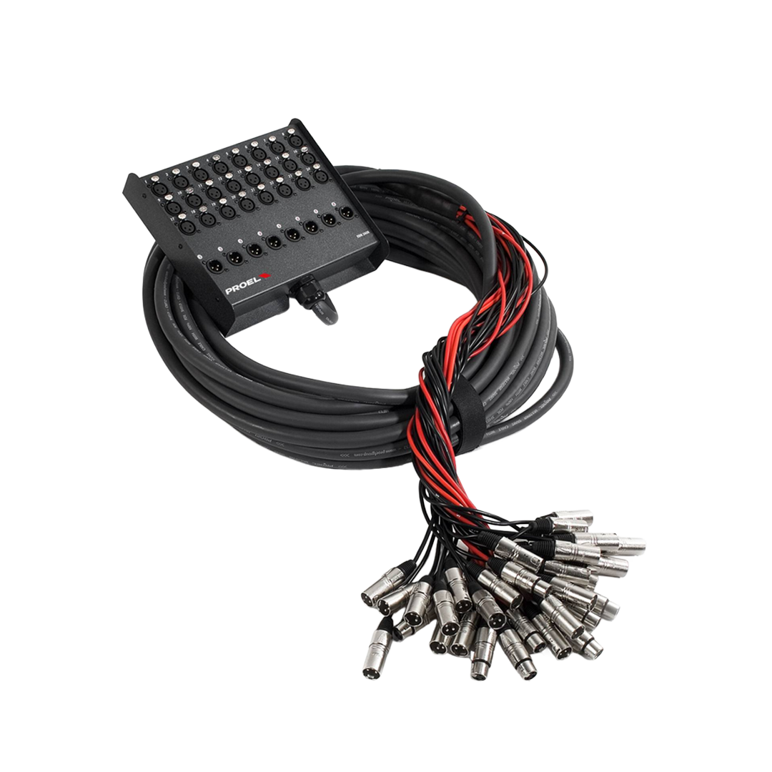 CABLE MEDUSA 24CH XLR Y 8 RTN 25MT