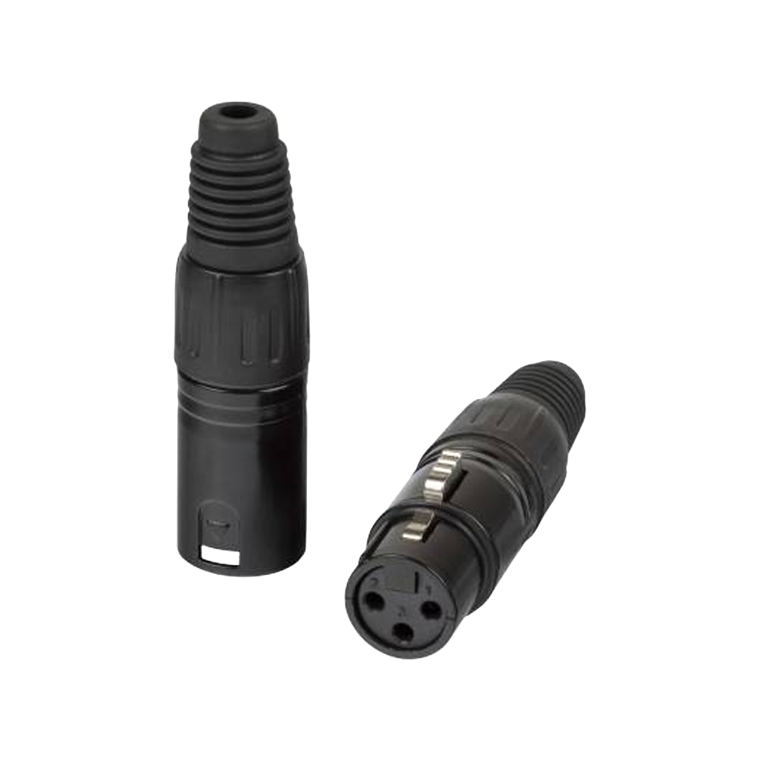CONECTOR XLR MACHO NEGRO
