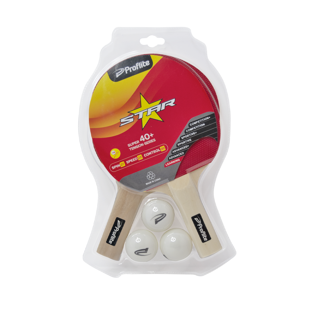 SET 2 RAQ + 3 BOLA + NET