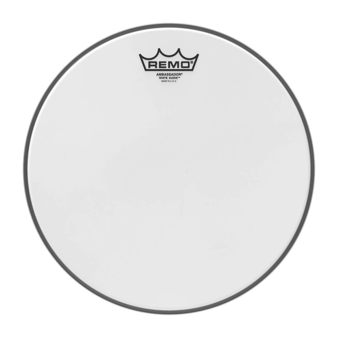 PARCHE 12" AMBASSADOR WHT SUEDE
