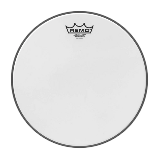 PARCHE 12" AMBASSADOR WHT SUEDE