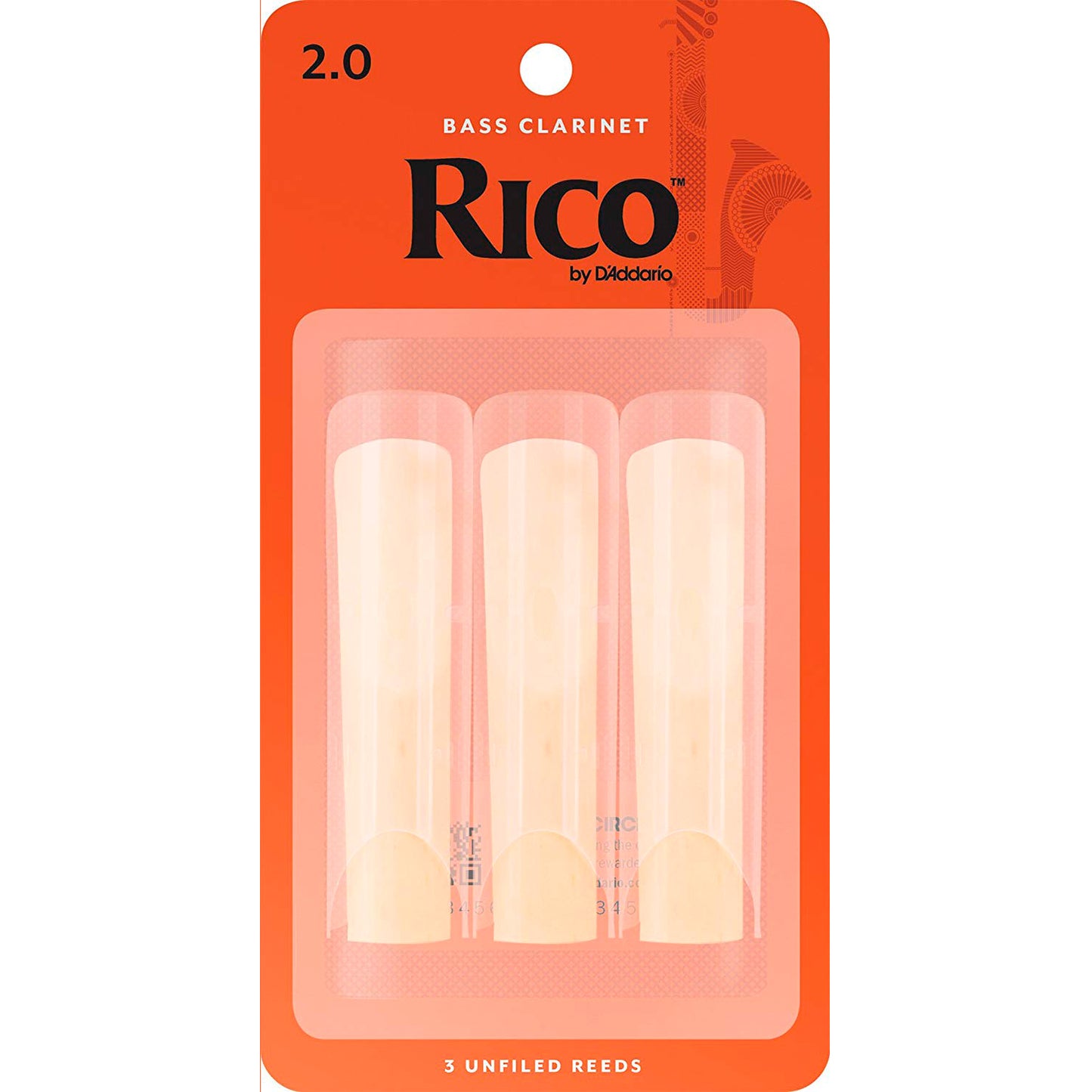 CAÑA RICO CLARINETE 2.0 /3PK
