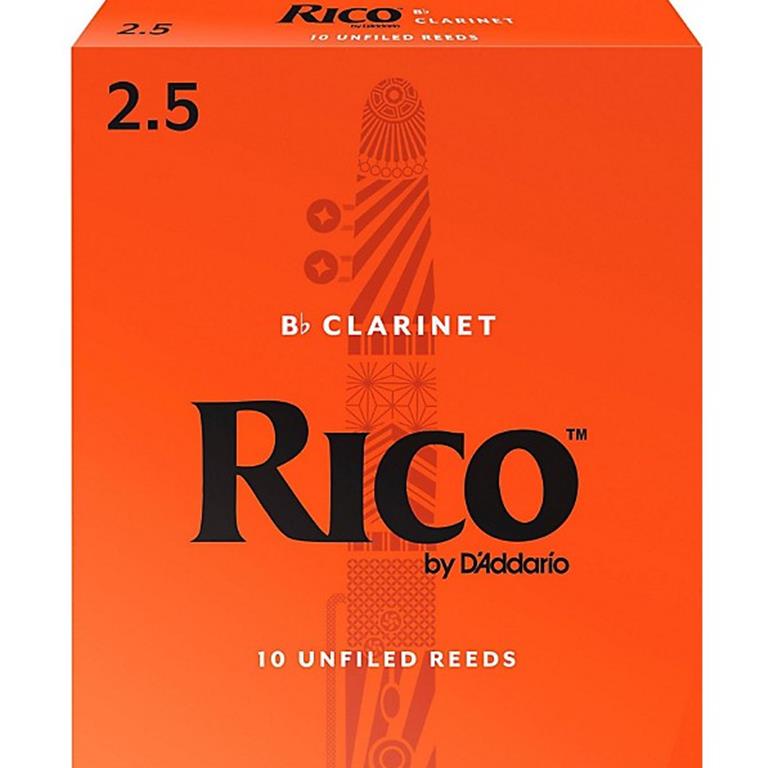 CAÑA RICO CLARINETE 2.5 /10PK