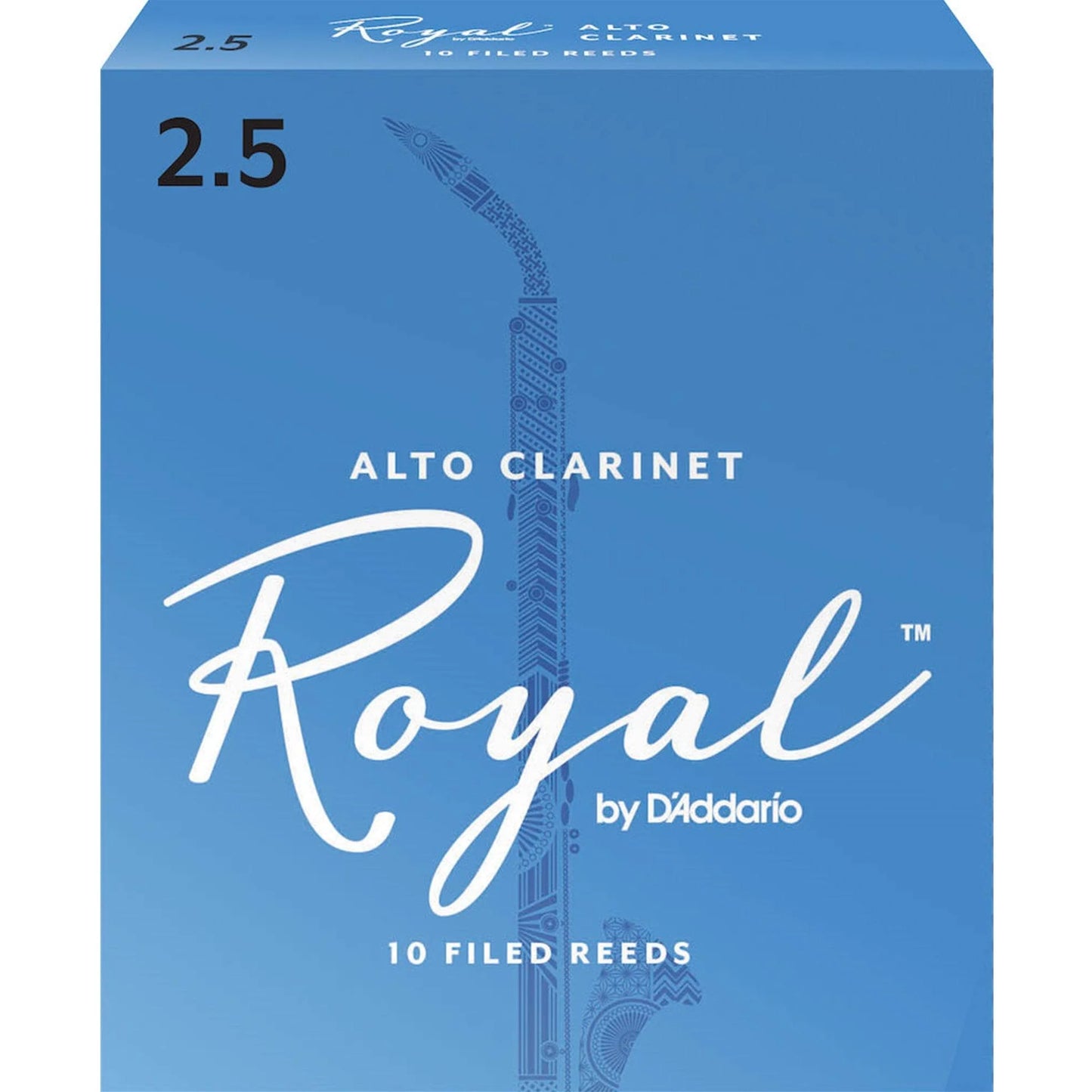 CAÑA RICO ROYAL CLARINETE ALTO 2.5 /10PK
