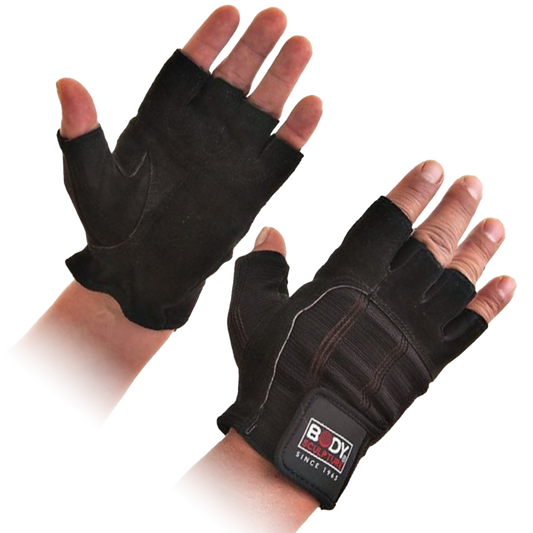 GUANTE C/SOPORTE CUERO/SPANDEX L