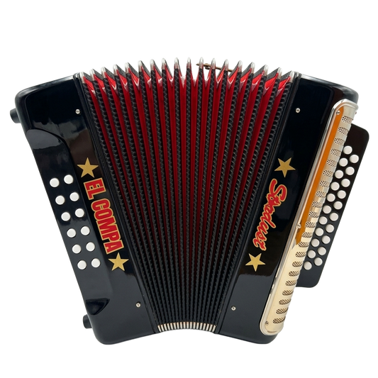 ACORDEON EL COMPA GFC (SOL-DO-FA) AZUL