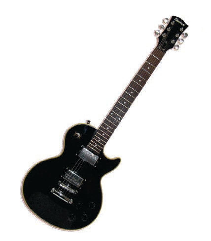 GUIT ELECT HOLLOW BODY STARDUST BLK