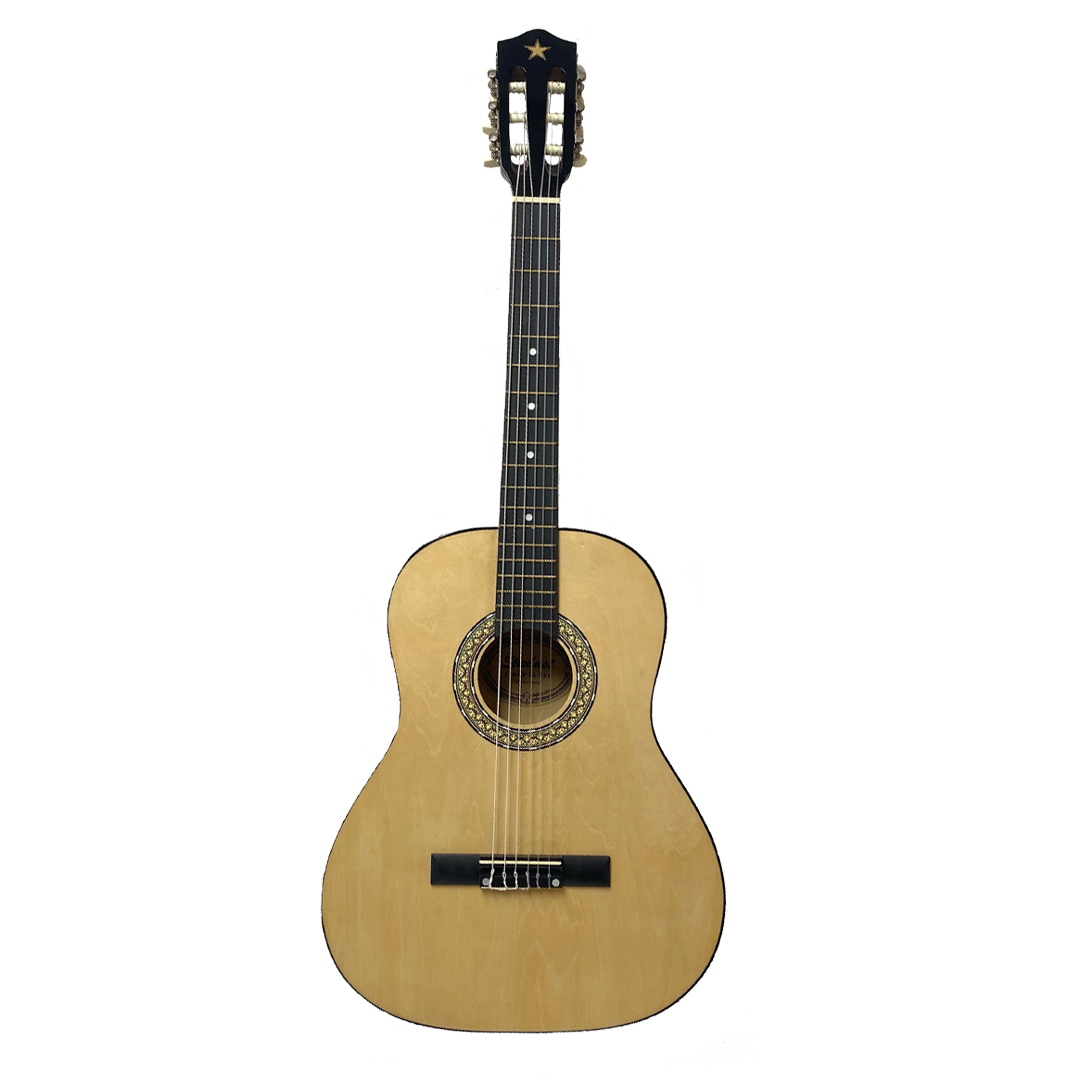 GUIT. CLASICA 3/4 C/BOLSO NATURAL