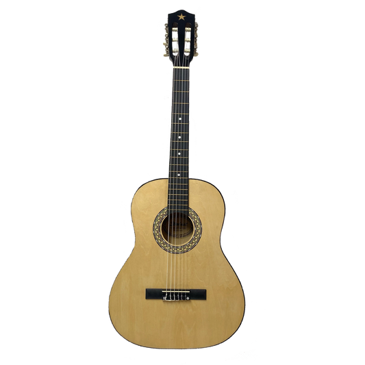 GUIT. CLASICA 3/4 C/BOLSO NATURAL