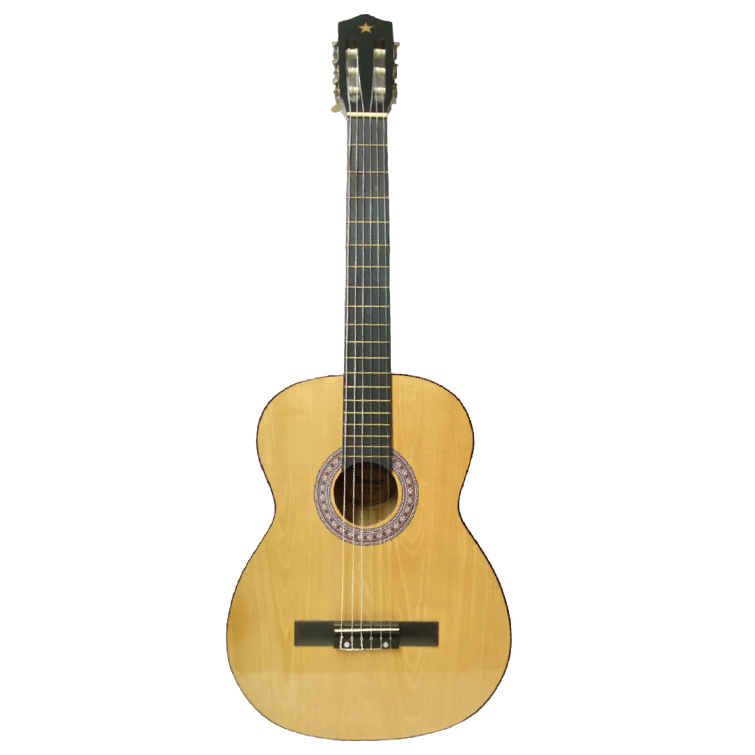 GUIT. CLASICA ELECTRO-ACUST. C/BOLSO NAT