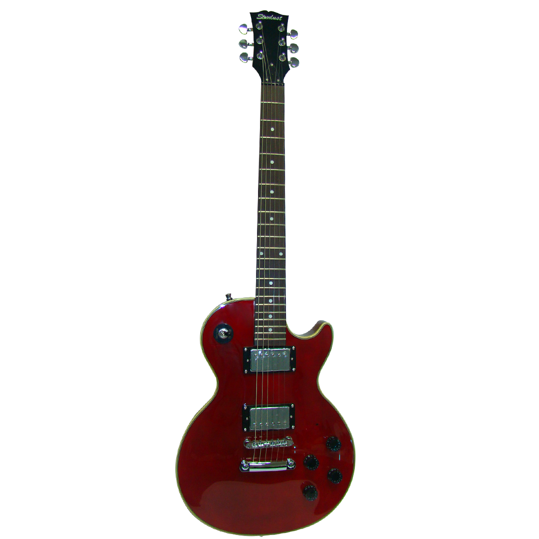 GUIT ELECT GEN LES PAUL W STARDUST RED