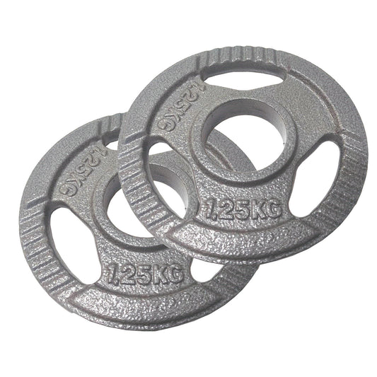 DISCOS OLIMPICOS  1.25KGS GRIS