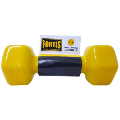 Mancuerna 5LBS Fortis DB2121 Vinilo Amarillo - FOR-DB2121-05.0