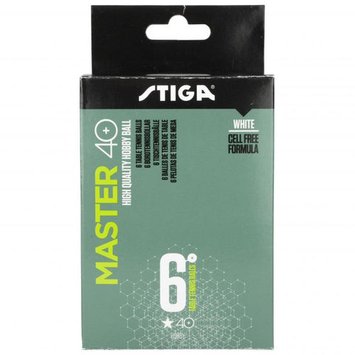Bola Master 40 Stiga Blanca - STI-1111-2410-06