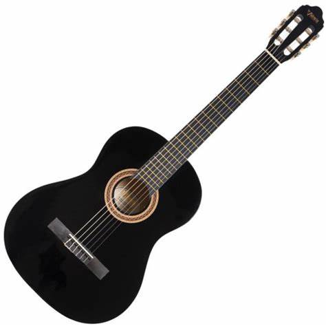 Guitarra Valencia VC104BK Acústica Negra - CRT-VC104BK