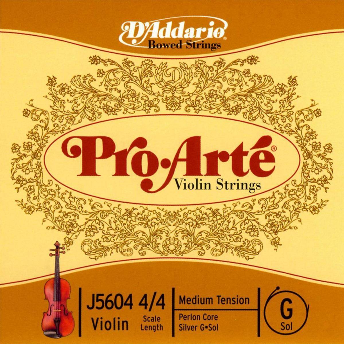 R-CUERDAS P/VIOLIN 4/4 PRO ARTE SOL MED