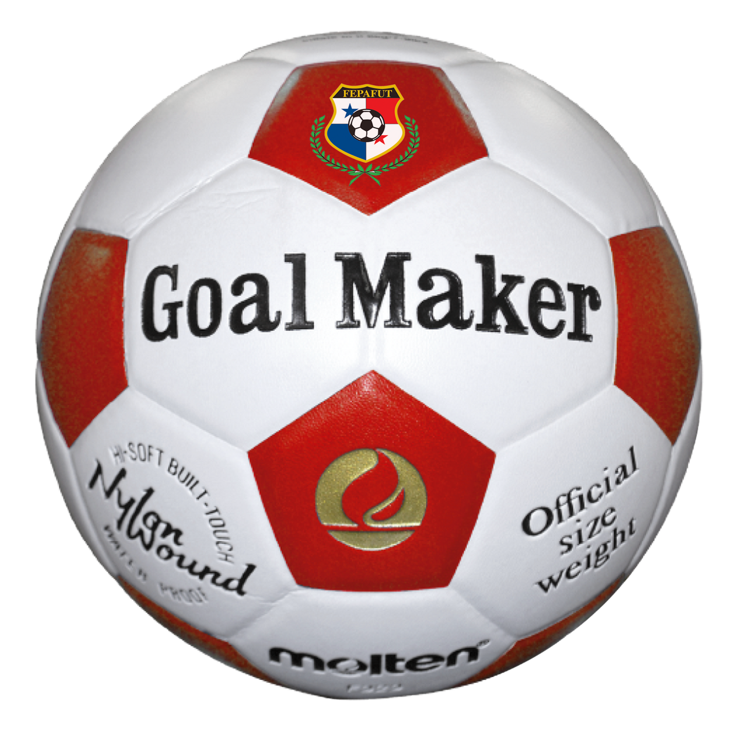 Balón Fútbol #4 Molten F423RD Gold Maker - MOL-F423RD